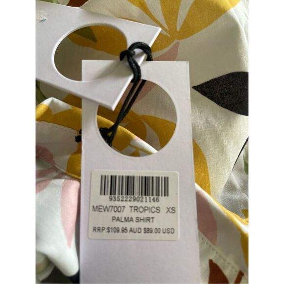 NEW Charlie Holiday Women's Multi Color Floral Long Sleeve Buttons Up Blouse XS - Picture 8 of 11